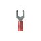Panduit Fork Terminal, #6 Stud Size, 16 AWG, 600 V, Nylon Insulated, Red, 1000 PK PN18-6FF-M - alternate 2
